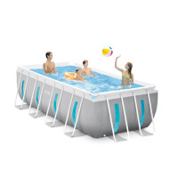 Intex Piscină Prism Frame Clearview 4 x 2 x 1,22 m cu accesorii