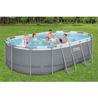 Bestway Piscină Power Steel 4,27 x 2,5 x 1 m cu accesorii