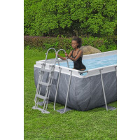 Bestway Piscină Steel Pro Max Marble 4,04 x 2,01 x 1 m cu accesorii