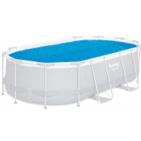 Bestway Prelată solară pentru piscină 3,94 x 2,1 m cu construcție 4,27 x 2,5 x 1 m