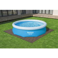 Bestway Covorașe spumă izolantă pentru piscină Wood 0,5 x 0,5 m 12 buc