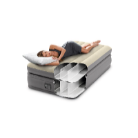 Intex Saltea gonflabilă Prime Comfort Twin cu compresor încorporat