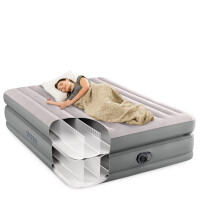 Intex Saltea gonflabilă Prime Comfort Queen cu compresor încorporat