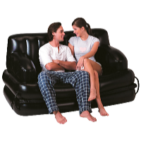 Bestway Pat gonflabil Air Couch Double MULTI 5în1 cu compresor