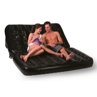 Bestway Pat gonflabil Air Couch Double MULTI 5în1 cu compresor