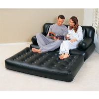 Bestway Pat gonflabil Air Couch Double MULTI 5în1 cu compresor