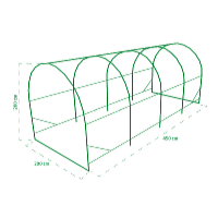 Garden King Sera de grădină din folie Atrium 450 x 200 x 200 cm PM-1310