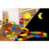 Kids World Pistă auto luminoasă MAXI RACE 282 buc CHP5061