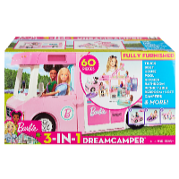 Mattel Barbie caravana de vis 3în1 Super Camper GHL93