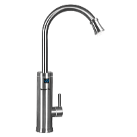 HomeLife Robinet electric cu încălzitor de apă INOX DIGITAL