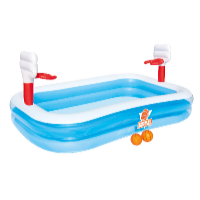 Bestway Piscină pentru copii Basketball 254 x 168 x 102cm