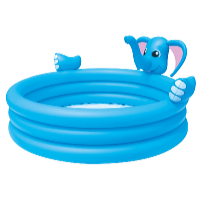 Bestway Piscină pentru copii Elefănțel cu duș 152 x 74 cm