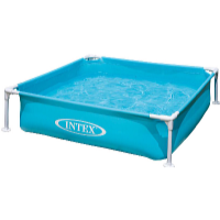 Intex Piscină Mini Frame pentru copii albastră 122 x 122 x 30 cm