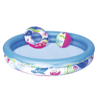 Bestway Piscină pentru copii viața marină set 147 x 25 cm