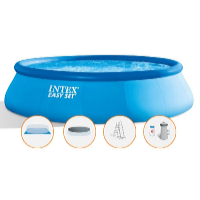 Intex Piscină gonflabilă EASY SET 4,57 x 1,22 m cu accesorii