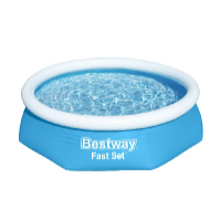 Bestway Piscină gonflabilă FAST SET 2,44 x 0,61 m