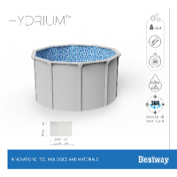 Bestway Piscină Hydrium 3,6 x 1,2 m cu accesorii