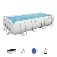 Bestway Piscină Power Steel 4,88 x 2,44 x 1,22 m cu accesorii