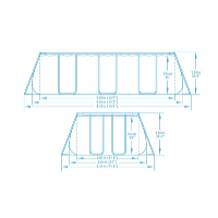 Bestway Piscină Power Steel 4,04 x 2,01 x 1 m cu accesorii