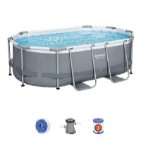 Bestway Piscină Power Steel 3,05 x 2 x 0,84 m cu pompă de recirculare