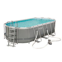 Bestway Piscină Power Steel Oval 5,49 x 2,74 x 1,22 m cu accesorii