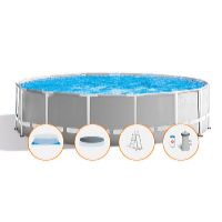Intex Piscină Prism Frame 4,57 x 1,22 m cu accesorii