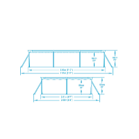 Bestway Piscină Steel Pro 3 x 2,01 x 0,66 m cu pompă de recirculare