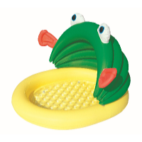 Bestway Piscină pentru copii broască cu copertină 107 x 104 x 71 cm