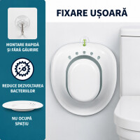 HomeLife Bideu portabil cu pompă manuală