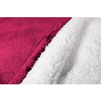 HomeLife Hoodie hanorac TV cu glugă, bordo