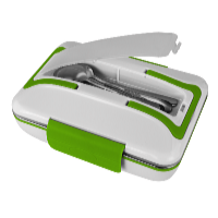 De Gusto Cutie de încălzire alimente WARMY 12V/230V verde
