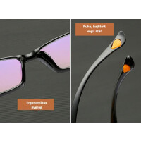 Tom Martin Ochelari cu dioptrii OPTIC, negru +3,00