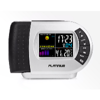 Platinium Ceas deșteptător cu stație meteo și proiector RS5012LBTC