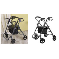 HomeLife Cadru de mers cu rotile Comfort 2in1