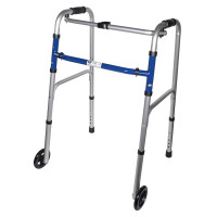 HomeLife Cadru de mers reglabil cu roți FLEX STEP