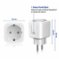Platinium Priză inteligentă WiFi Smart Control EU16