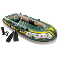 Intex Barcă gonflabilă Seahawk 3 set - 295 x 137 cm