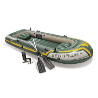 Intex Barcă gonflabilă Seahawk 4 set - 351 x 145 cm