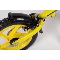 Kids World Bicicletă fără pedale pentru copii 125C galbenă