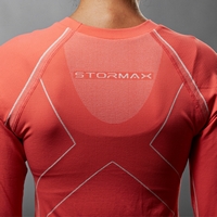 Stormax Tricou funcțional pentru femei, cu mâneci lungi M culoare somon