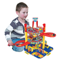 Kids World Garaj de jucărie cu etaje CAR ZONE