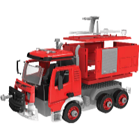 Kids World Set de construcție LOGIS AUTO pompieri