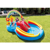 Intex Centru de joacă Rainbow Ring 297 x 193 x 135 cm