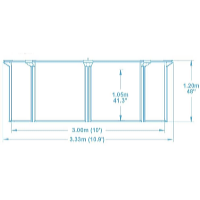 Bestway Piscină Hydrium 3 x 1,2 m cu accesorii