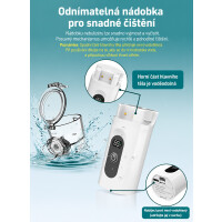 Wellife Inhalator cu ultrasunete portabil cu afișaj digital TZ-W12 - nebulizator