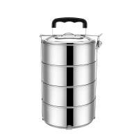 De Gusto Caserolă alimentară din oțel inoxidabil 4 x 0,9 l