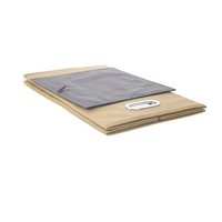 HomeLife Coș textil pentru rufe 62 l, bej