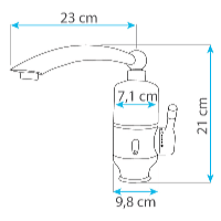 HomeLife Robinet electric cu încălzitor de apă Termo Quick HY30-05