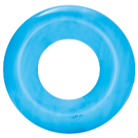 Bestway Colac gonflabil Transparent 51 cm albastru