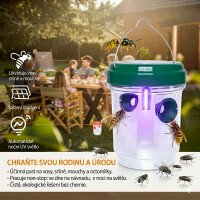 Garden King Capcană solară pentru insecte LumiNox SD-SL2028